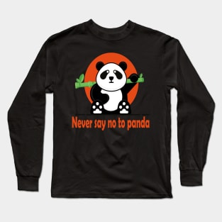 Funny Kung Fu Panda Long Sleeve T-Shirt